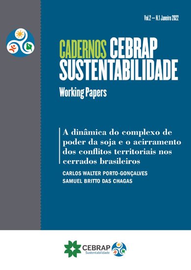 Cadernos Cebrap Sustentabilidade - n.1 - 2022