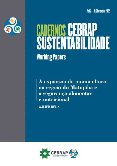 Cadernos Cebrap Sustentabilidade - n.2 - 2022