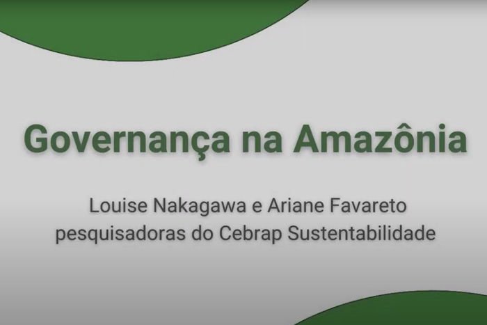 Governança na Amazônia